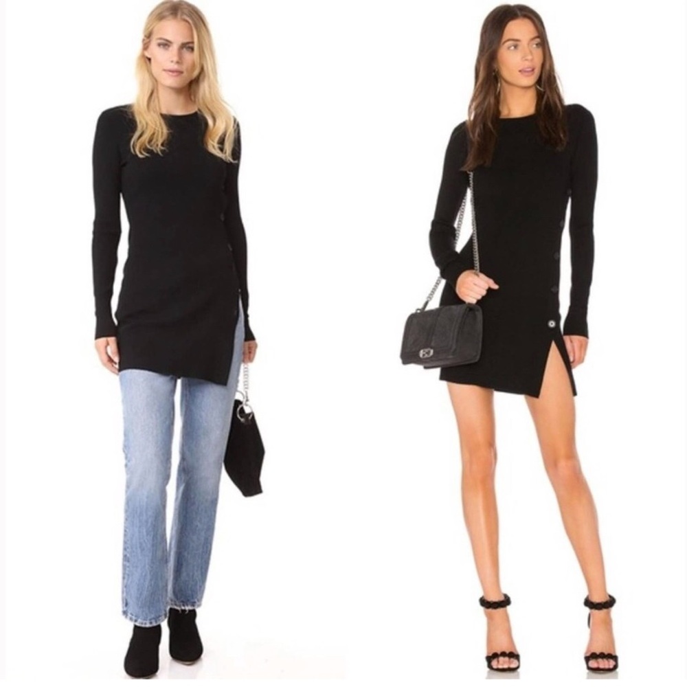 Elizabeth And James Elmira Button Up Side Slit Sm… - image 1